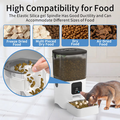 Smart Automatic Pet Feeder (Cats & Dogs) – WiFi App Control